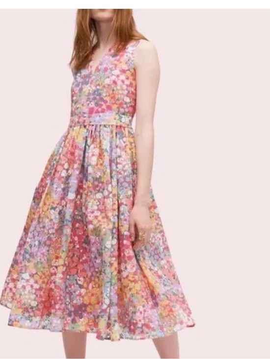 kate spade Dresses & Skirts - kate spade Pink Floral Midi Dress